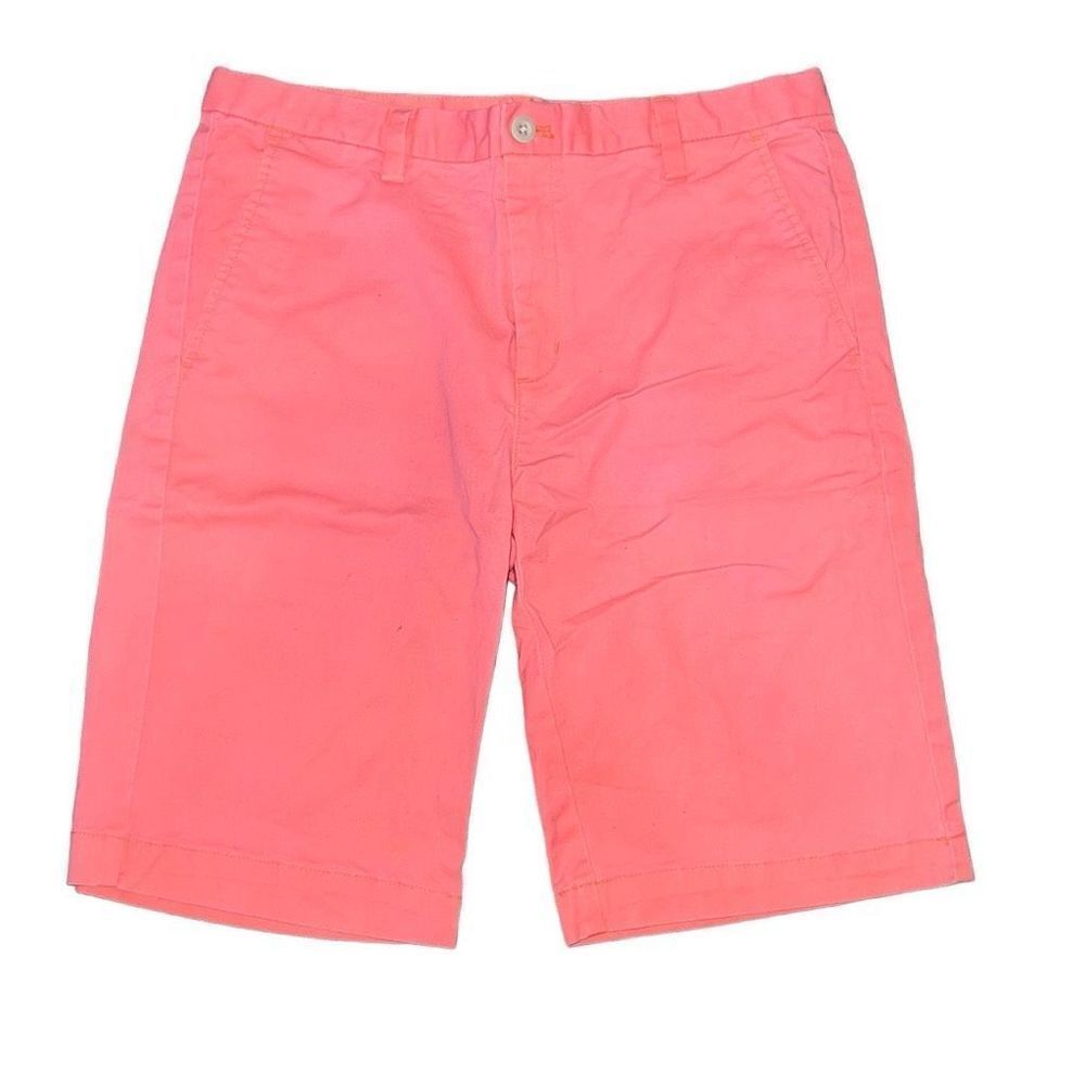 Vineyard Vines Boys Stretch Breakers Shorts Neon Melon Sz 18 READ Adjustable